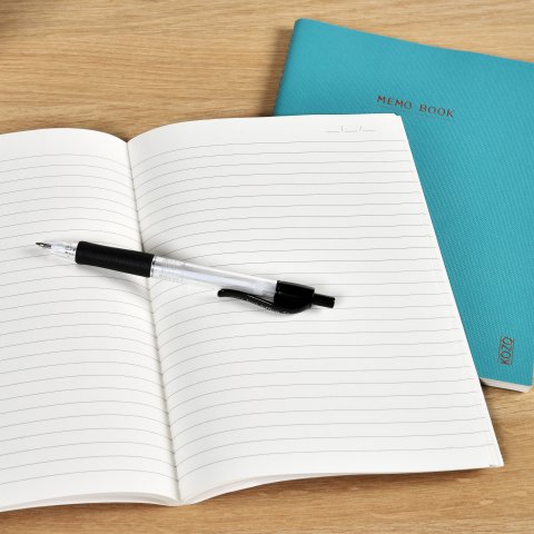 KOZO Notesbog A5 3 Pakke Navy Steel Blue Black