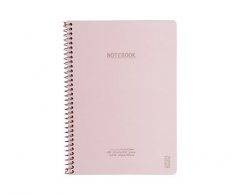 KOZO Notebook A5 Class lyserød