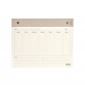 KOZO Ugeplanner 25x20cm Premium Sand