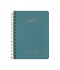 KOZO Kalender 2025 A5 Uge per Opslag Steel Blue